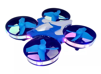 Mini Dron Con Led Control Remoto De Mano